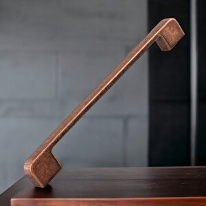 Radus Antik Bakır Metal Kulp 256 Mm 25.6 Cm Mobilya Çekmece Mutfak Dolabı Dolap Kulpları Kulbu Kulpu