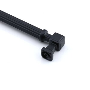 Talas 160 Mm 10 Adet Çizgili Si̇yah Metal Kulp Mobilya Çekmece Mutfak Dolabı Dolap Kulbları 16 Cm
