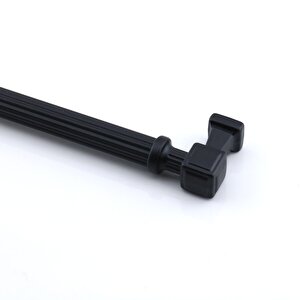 Talas 160 Mm 10 Adet Çizgili Si̇yah Metal Kulp Mobilya Çekmece Mutfak Dolabı Dolap Kulbları 16 Cm