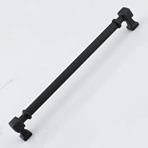 Talas 160 Mm 10 Adet Çizgili Si̇yah Metal Kulp Mobilya Çekmece Mutfak Dolabı Dolap Kulbları 16 Cm
