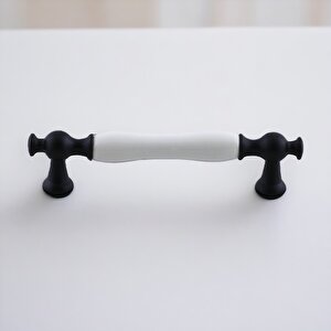 Aruh Porselen Siyah Kulp 128 Mm Mobilya Çekmece Mutfak Dolabı Dolap Kapak Kulpları Kulb Kulpu