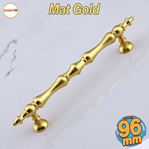Nilay Mat Altın Metal Kulp 96 Mm -9.6 Cm Mobilya Çekmece Mutfak Dolabı Dolap Kulpları Kulbu Kulpu
