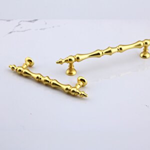 Nilay Mat Altın Metal Kulp 96 Mm -9.6 Cm Mobilya Çekmece Mutfak Dolabı Dolap Kulpları Kulbu Kulpu