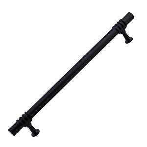 Eylül (192 Mm - 19.2 Cm) Siyah Metal Mobilya Mutfak Çekmece Dolap Dolabı Kapak Kulbu Kulpu Kulpları