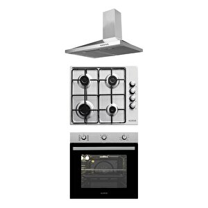 Inox  3'lü Ankastre Set(gusto-moa640-mfa615)