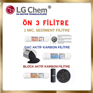 Lg Chem Gold Series Beyaz-si̇yah 12 Li̇tre 7 Fi̇ltre 14 Aşama 90 Gpd Membranli Su Aritma Ci̇hazi