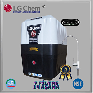 Lg Chem Platinum 12 Litre 7 Filtre 14 Aşama 90 Gpd Nano Membranli Su Arıtma Cihazı