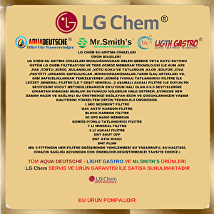 Lg Chem Gold Series Si̇yah-beyaz Pompali 12 Li̇tre 7 Fi̇ltre 14 Aşama 90 Gpd Membranli Su Aritma Ci̇hazi