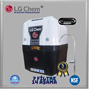 Lg Chem Platinum 8 Litre 7 Filtre 14 Aşama 90 Gpd Nano Membranli Su Arıtma Cihazı