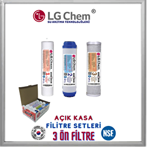 Lg Chem Açik Kasa Su Aritma Ci̇hazi 7 Fi̇ltreli̇ Set.90 Gpd Nano Membrane Tatlandirici Mi̇neral Alkali̇