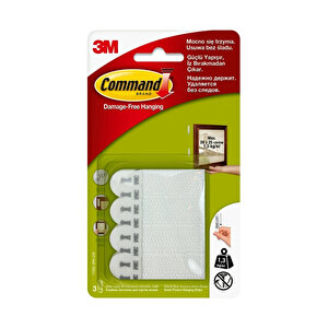3m Command | Cırt Cırt Bant, Küçük Boy, 3&#039;lü Set, İz Bırakmaz Ve Güçlü Tutuculuk