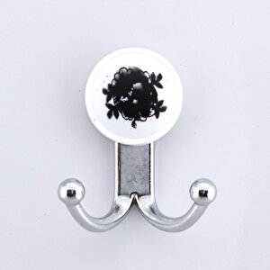 Misket 5 Adet Gümüş Vestiyer Dolap Askılık Askılığı Duvar Banyo Mutfak Elbise Kıyafet Askısı Krom