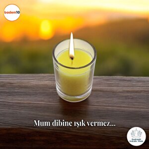 Kokulu Mum Dekoratif Mini Cam Kavanoz Bardak Mumluk Kandil Hediyelik Limon Paçuli Kokulu Mumlar