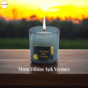 Kokulu Mum Dekoratif Kavanoz Füme Renk Plastik Bardak Mumluk Kandil Hediyelik Kokulu Mumlar