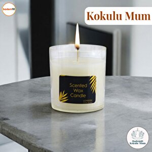 Kokulu Mum Dekoratif Kavanoz Beyaz Renk Plastik Bardak Mumluk Kandil Hediyelik Kokulu Mumlar