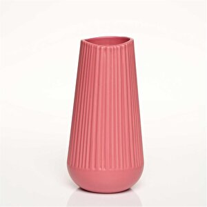 Moleanos Kırmızı Vazo Küçük 9*9*19 Cm Ak.jl0070
