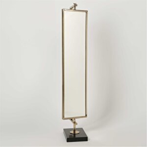Mermer Metal Dikdörtgen Ayna 15*22*93 Cm