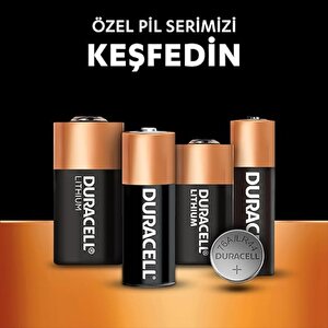 Duracell | Lr44 Alkalin Düğme Pil, 1.5v, 4'lü Paket, Uzun Ömürlü Güç, Oyuncaklar Ve Hesap Makineleri İçin