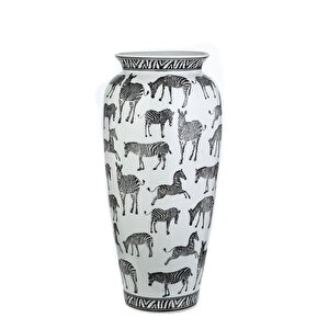 Safari Küp 73 Cm Beyaz Siyah Ak.wlt0332
