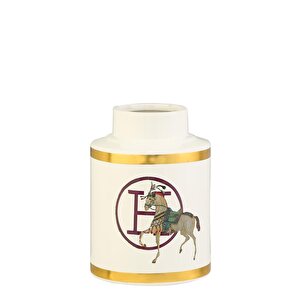 Horse Yaldız Vazo Gold 12x12x17 Cm Ak.wlt0708