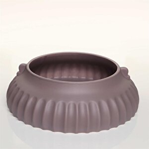 Bowl Kahve Vazo 33*33*10 Cm Ak.jl0047