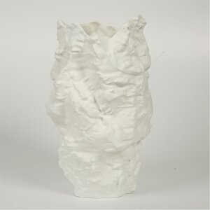 Beyaz Kaya Vazo 18*17*31 Cm Ak.jm00003
