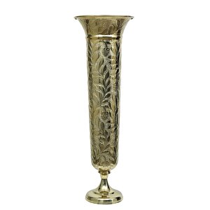 Gold  Dekoratif Vazo 120 Cm Ak.ir0084