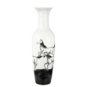 Cheval Seramik Vazo 100 Cm Ak.wlt0532