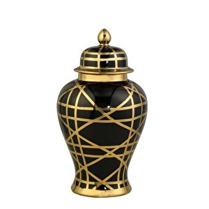 Vitale Shine Siyah Vazo 12x19x32 Cm Ak.wlt0610
