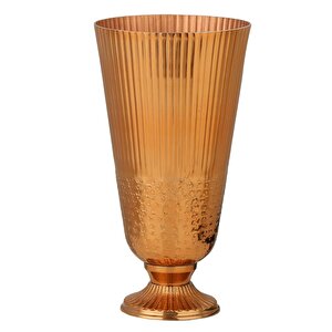 Bakır Çizgili Çiçeklik Büyük 21*42 Cm Ak.ir0148