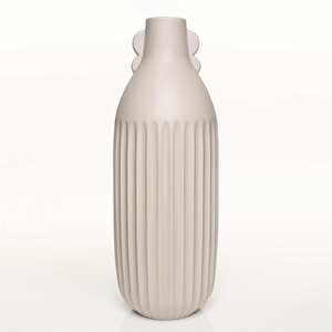 Antıque Krem Vazo Büyük 14*14*45 Cm Ak.jl0050