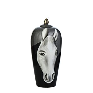 Horse Seramik Vazo 47 Cm Ak.wlt0304