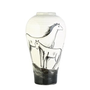 Cheval Seramik Vazo 66 Cm Ak.wlt0534