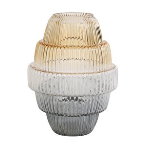 Topaç Cam Vazo 4 22,5*22,5*30 Cm Ak.jk0024