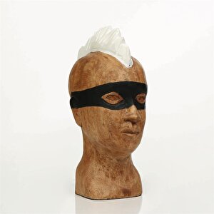 Naturel Boyama Punkçı Dekor-14*23*35cm Ak.it0122