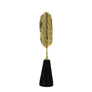 Vitale Gold Yaprak Obje 9,5*8*43 Cm Ak.je0145