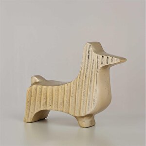 Vitale Metal Köpek Çizgili Obje 5*12*18 Cm
