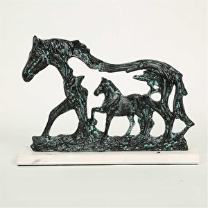 Metal Green Tay Dekor 5*27*19 Cm