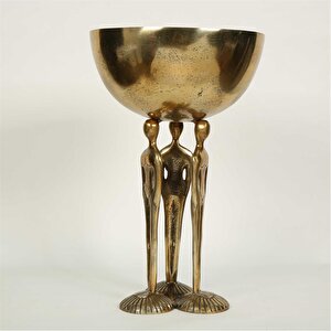 Vitale Metal Gold Kadın Meyvelik 31*35*47 Cm