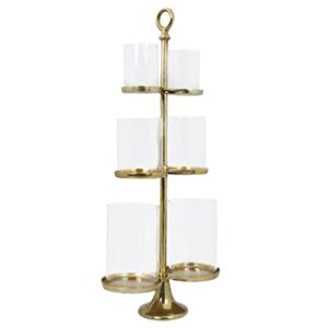 Vitale Metal Gold Mumluk 34x71 Cm Ak.ij0006