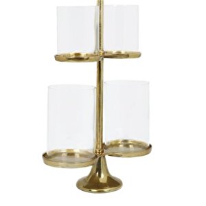 Vitale Metal Gold Mumluk 34x71 Cm Ak.ij0006