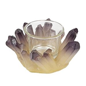 Vitale Dragon Dekoratif Ametist Mumluk 11x6 Cm Ak.id0033