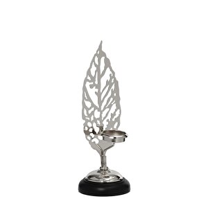 Silver Yaprak Mumluk Ak.je0094
