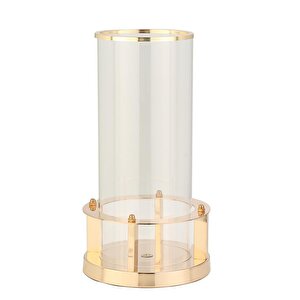 Carre Cam Mumluk Gold 19x19x35 Cm Ak.jd0088