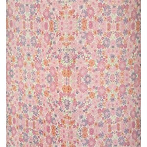 Şiva Çiçek Desenli Pembe Mumluk 18x41 Cm Ak.fq0023-p