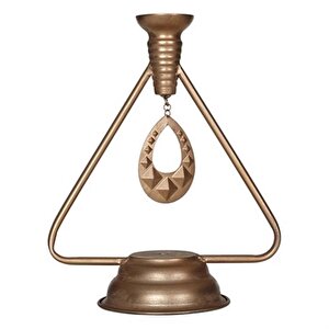 Vitale Rusty Gold Çan Modeli Mumluk 13x29 Cm Ak.gn0006