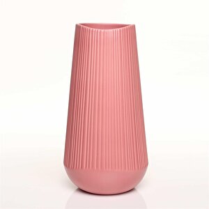 Moleanos Kırmızı Vazo Büyük 18*18*35 Cm Ak.jl0061