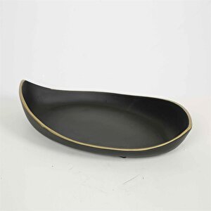 Siyah Tabak 21*37*7 Cm
