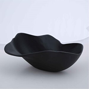 Metal Boda Siyah Tabak 21*25*10 Cm
