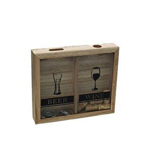 Vitale Kapak Ve Mantar Hatıra Dekoru 25*40*21 Cm